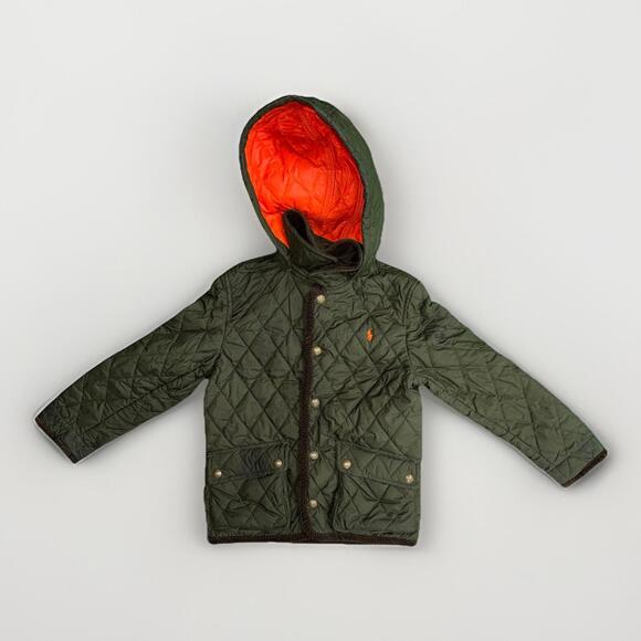 Polo Ralph Lauren Water-Repellent Hooded Barn Jacket - Kids Size 7
